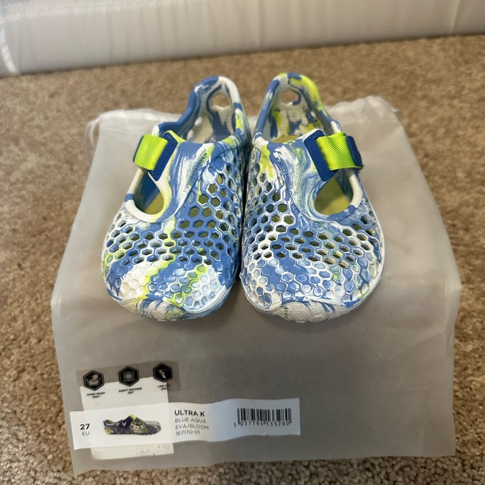 Vivo Barefoot Kids Blue and Yellow Water Shoes